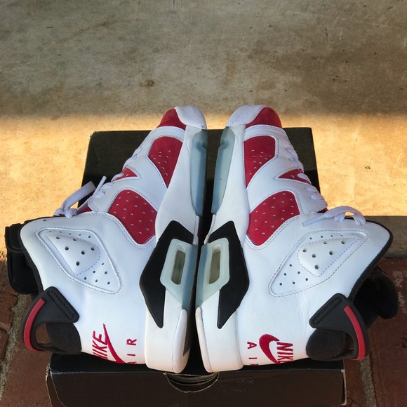 Air Jordan Retro 6 Carmine GS (2021) Size 6.5Y / 8Wmns - Picture 5 of 9